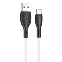 Кабель Borofone BX86 USB-A to Type-C 3A 1м white
