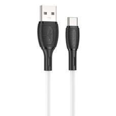 Кабель Borofone BX86 USB-A to Type-C 3A 1м white