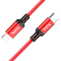 Кабель Hoco X14 Type-C to Lightning 20W 2.4A 3м red