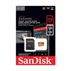 Карта пам'яті SanDisk MicroSDXC Extreme A2 256Gb class 10 V30 (adapter SD)