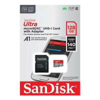 Карта пам'яті SanDisk Ultra MicroSDXC A1 128Gb (140Mb/s) (adapter SD)