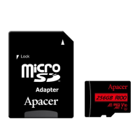 Карта пам'яті Apacer MicroSDXC V10 A1 256Gb (adapter SD)