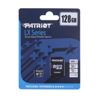 Карта пам'яті Patriot MicroSDXC LX Series 128Gb (adapter SD)