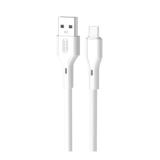 Кабель XO NB230 Rock Series USB-A to Type-C 2.4A 1м white