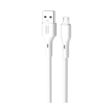 Кабель XO NB230 Rock Series USB-A to Micro USB 2.4A 1м white