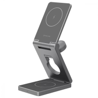 Бездротовий зарядний пристрій Proove Titan Volt 3в1 15W gray
