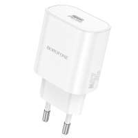 Зарядний пристрій Borofone BA82A 25W 3A USB-С white