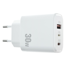 Зарядний пристрій FLYCDI FA-009 30W PD 3A USB-A+USB-C+Lightning white