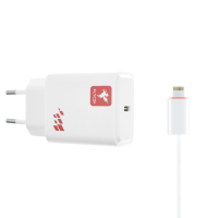 Зарядний пристрій FLYCDI FA-013 20W 3A USB-C з кабелем C-L white