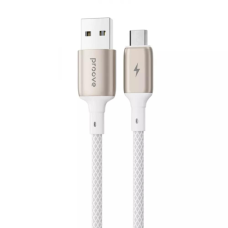 Кабель Proove Dense Metal USB-A to Micro USB 12W 2.4A 1м white