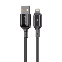 Кабель Proove Flex Metal USB-A to Lightning 12W 2.4A 1м black