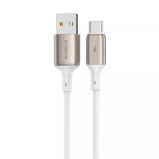 Кабель Proove Flex Metal USB-A to Type-C 12W 2.4A 1м white