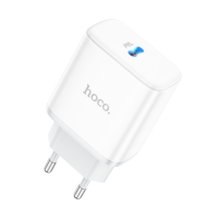 Зарядний пристрій Hoco C104A 20W 3A USB-C white