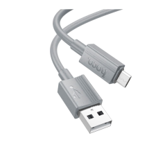 Кабель Hoco X107 USB-A to Micro USB 12W 2.4A 1м gray