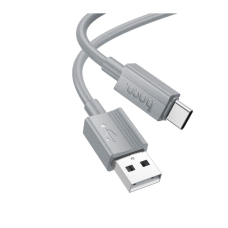 Кабель Hoco X107 USB-A to Type-C 15W 3A 1м gray