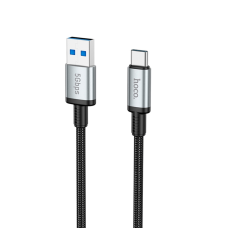 Мультимедійний кабель Hoco US10 USB-A to Type-C3.0 5Gbit/s 0.5м black