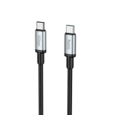 Мультимедійний кабель Hoco US10 Type-C to Type-C 3.0 5Gbit/s 0.5м black