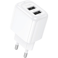 Зарядний пристрій Hoco CS51A 12W 2.4A 2USB-A white