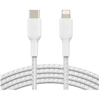 Кабель Belkin Type-C to Lightning 18W 3A 2м (CAA004BT2MWH) white