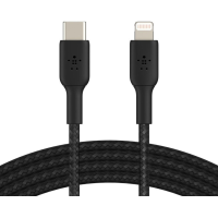 Кабель Belkin Type-C to Lightning 18W 3A 2м (CAA004BT2MBK) black