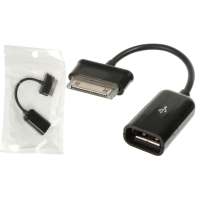 Перехідник OTG Galaxy Tab USB to Samsung 30 pin black
