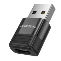 Перехідник OTG Borofone BV18 USB 2.0 to Type-C black