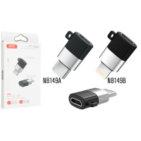 Перехідник OTG XO NB149B Micro USB to Lightning black