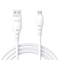Кабель Avantis A100 USB-A to Micro USB 15W 3A 1м white