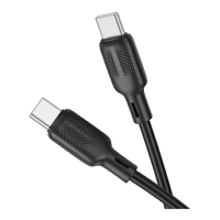 Кабель Borofone BX113 Type-C to Type-C 60W 3A 1м black