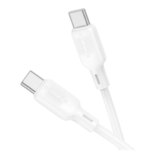 Кабель Borofone BX113 Type-C to Type-C 60W 3A 1м white
