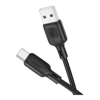 Кабель Borofone BX113 USB-A to Type-C 15W 3A 1м black