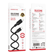 Кабель Borofone BX113 Type-C to Lightning 27W 3A 2м black