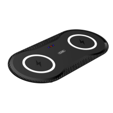 Бездротовий зарядний пристрій XO WX025 2в1 20W black