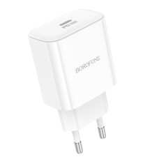 Зарядний пристрій Borofone BA81A 20W 3A USB-C white
