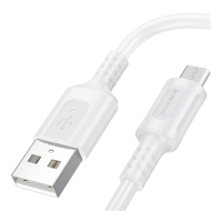 Кабель Borofone BX111 USB-A to Micro USB 12W 2.4A 1м white