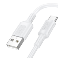 Кабель Borofone BX111 USB-A to Type-C 15W 3A 1м white