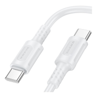 Кабель Borofone BX111 Type-C to Type-C 60W 3A 1м white