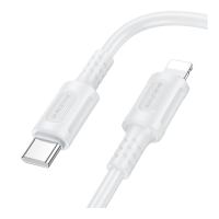 Кабель Borofone BX111 Type-C to Lightning 27W 3A 1м white