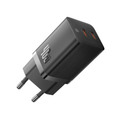Зарядний пристрій Baseus GaN5 Pro 40W 3A 2USB-C (CCGP180101) black