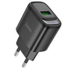 Зарядний пристрій Hoco C140A 18W 3A USB-A black