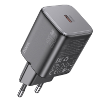 Зарядний пристрій Hoco N40 20W 3A USB-C black
