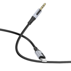 Audio кабель AUX Borofone BL19 Type-C to 3.5мм 1м black