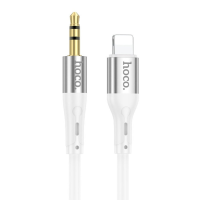 Audio кабель AUX Hoco UPA22 Lightning to 3.5мм 1м white