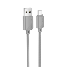 Кабель Hoco X113 Beneficio USB-A to Type-C 15W 3A 1м gray