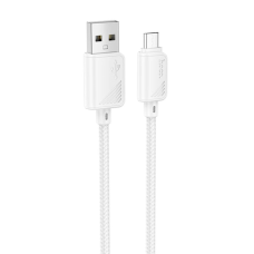 Кабель Hoco X113 Beneficio USB-A to Micro USB 12W 2.4A 1м white