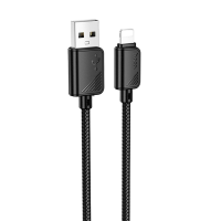 Кабель Hoco X113 Beneficio USB-A to Lightning 12W 2.4A 1м black