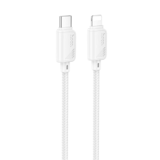 Кабель Hoco X113 Beneficio Type-C to Lightning 27W 3A 1м white