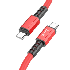 Кабель Hoco X85 Type-C to Type-C 60W 3A 1м red