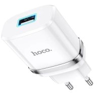 Зарядний пристрій Hoco N1 12W 2.4A USB-A white