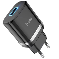 Зарядний пристрій Hoco N1 12W 2.4A USB-A black